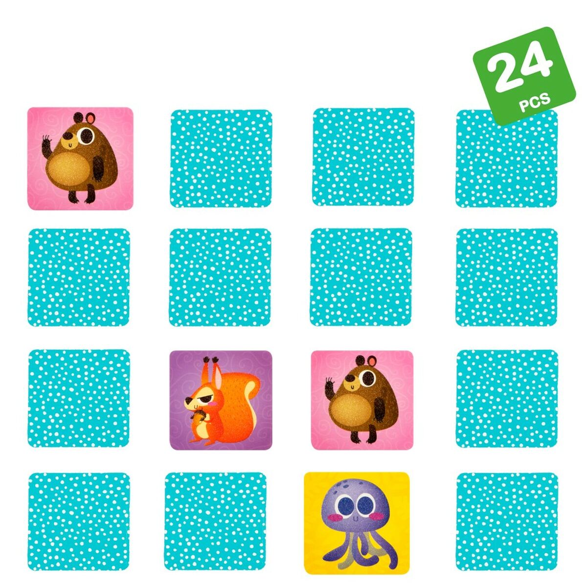 Gioco Memory Lisciani Giochi Puzzle per Bambini Touch Screen 24 Pezzi